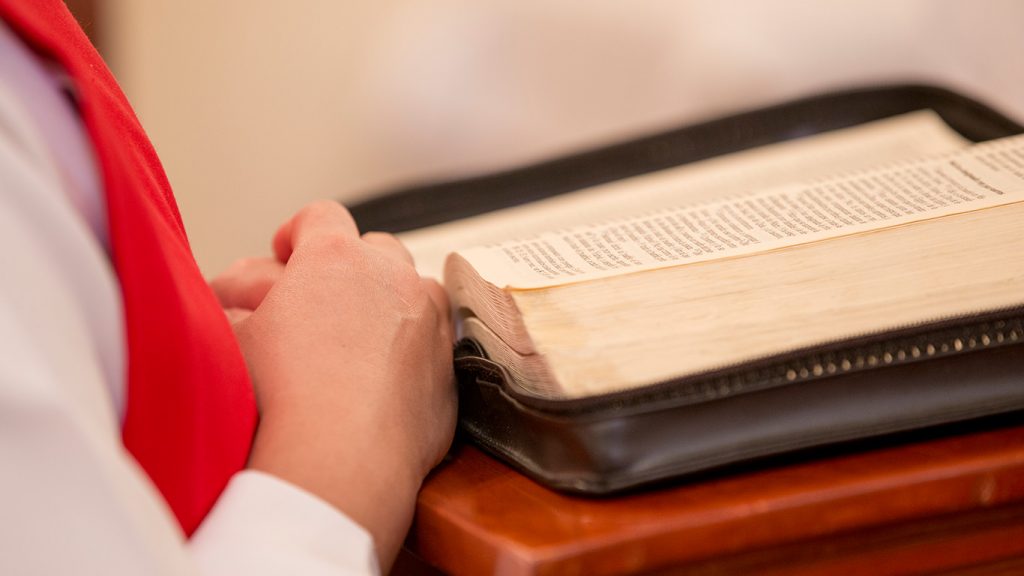 Sister reading