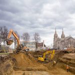 Construction of the monastery's basement